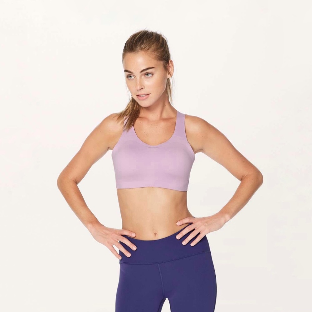 Lululemon Enlite Bra Lilac Quartz Size 36C